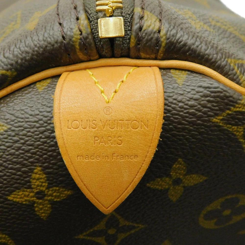 Louis Vuitton Bag Monogram Keepall Brown Travel Boston Brown - Picture 7 of 9
